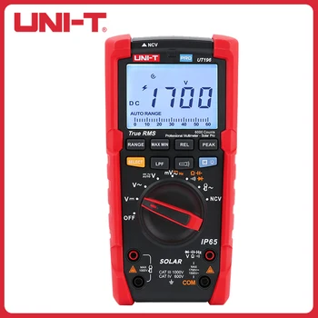 Цифровой мультиметр UNI-T UT196 True RMS 1700 В постоянного тока, тестер напряжения, емкостный измеритель сопротивления, частотомер