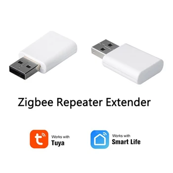 Повторитель сигнала Tuya ZigBee 3.0, USB-удлинитель, датчики Zigbee Расширяют сетку на 15-20 м, домашний ассистент, шлюз, устройства для умного дома