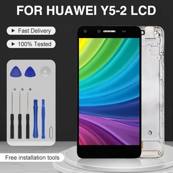 Catteny 5,0 Дюймов Для Huawei Y5-2 ЖК-Дисплей С Сенсорным Экраном Digitizer В Сборе Y5 2 CUN-U29 Дисплей С Инструментами Бесплатная Доставка