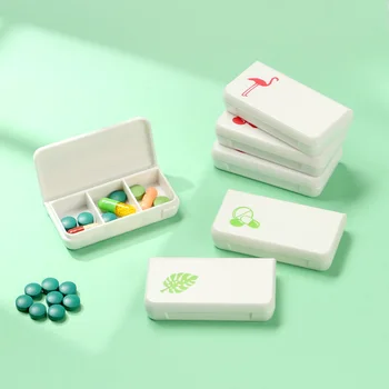 Коробка Для Таблеток 3Grids Health Care Travel Drug Organizer Диспенсер-Разделитель Держатель Для Лекарств Герметичный Портативный Чехол Для Таблеток Mini Storage Case Box