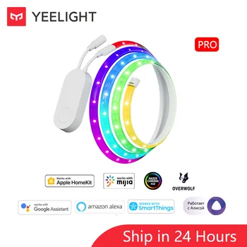 Yeelight Smart Led Lightstrip Pro Цветная светодиодная лента-хамелеон RGB Ambilight Game Sync Работает с приложением Apple Homekit Xiaomi Mi Home App