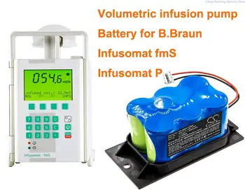 Медицинский аккумулятор GreenBattey емкостью 3000 мАч для B.Braun Infusomat fmS, Infusomat P
