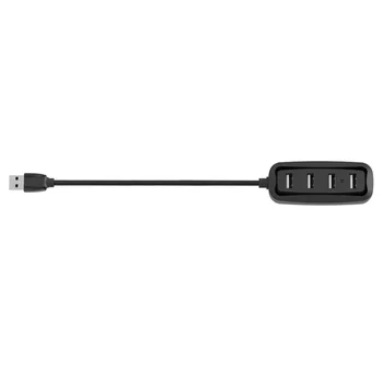 Стабильный адаптер USB-концентратор для домашнего офиса Надежная совместимость U-диск для ноутбука 4 порта Портативная клавиатура Мышь Высокая скорость 480 Мбит/с