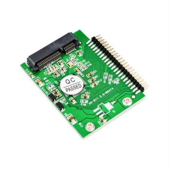 MINI MSATA PCI-E SSD 44pin твердотельный жесткий диск к 2,5-дюймовому IDE 5V плата адаптера двойного напряжения MSATA в IDE преобразователь платы