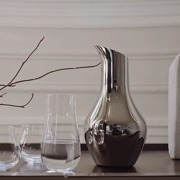 Домашний чайник с холодной водой, Настольная декоративная ваза для цветов, Цветочная композиция, подарок на Новоселье, украшение стола