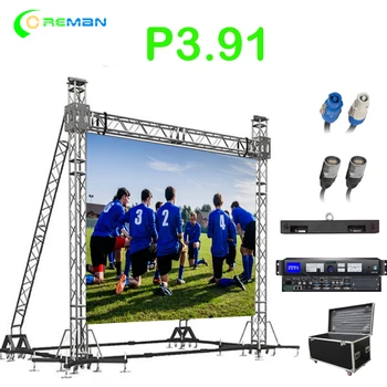 P3.9 P3.91 Наружный светодиодный экран видеостена 500x500mm 500x1000mm светодиодный шкаф