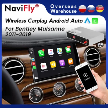 Автомобильный Мультимедийный блок Navifly GPS plug and play для Bentley Mulsanne 2011-2019 Беспроводной Apple CarPlay проводной Android Auto