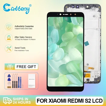 Оптовая Продажа Протестирован Рабочий 5,99 дюймов для Xiaomi Redmi S2 ЖК-дисплей с сенсорным экраном и цифровым преобразователем в сборе для Redmi Y2 Дисплей с рамкой