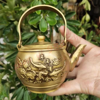 Чистая медь, годовой профицит, винный горшок Liliang, чайник, изысканные украшения для дома