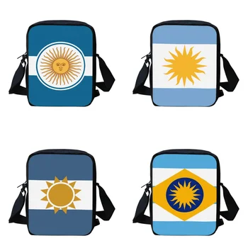 Маленькая сумка с дизайном флага Аргентины, женская сумка 2023, новая модная диагональная сумка, дикие студенческие сумки для девочек-подростков, сумки через плечо для женщин