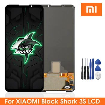 Оригинальный 6,67-дюймовый дисплей Black Shark 3S, для Xiaomi Black Shark 3S Замена ЖК-дисплея с сенсорным экраном и цифровым преобразователем в сборе