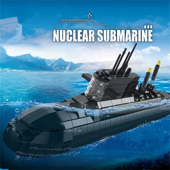 2023 Военная Армия Мировая Война WW2 SWAT Солдаты Полиции Стратегическая Атомная Подводная Лодка Строительные Блоки Кирпичи Игрушки Для Детей