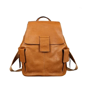 Высококачественный Женский рюкзак из мягкой натуральной кожи формата А4 большой емкости, кофейно-коричневый, черный, полностью зернистый, Женская Дорожная сумка Lady M6012
