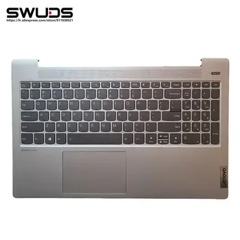 Подходит для Lenovo Ideapad 5-15 Ideapad 5-15 ITL05/ALC05 Чехол для ноутбука Пальмовая крышка с клавиатурой с подсветкой Серебристый 5CB1A24858