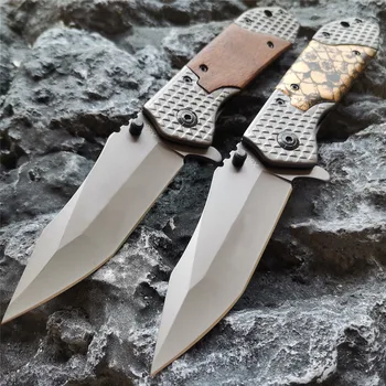 НОВЫЙ Складной карманный нож с лезвием 8CR13MOV 57HRC для выживания, охоты, кемпинга, портативных тактических ножей EDC