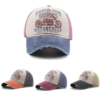 Бейсболки из американского промытого хлопка Весна-лето бейсболка Snapback в стиле хип-хоп, приталенные кепки, повседневные разноцветные мужские женские шляпы