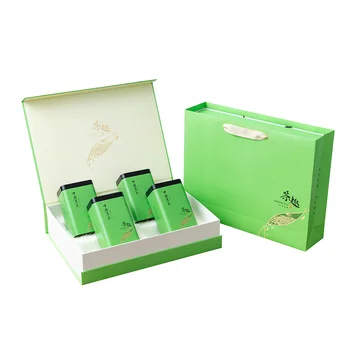Упаковка Xin Jia Yi С Тиснением логотипа в форме прямоугольника, Металлическая Подарочная Жестяная коробка Мятного цвета