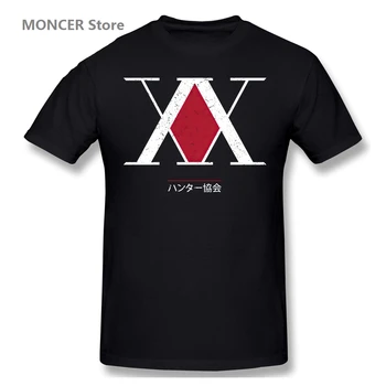 Футболка Hunter X Hunter Association HXH Logo V2, мужская / женская футболка с коротким рукавом, футболки с графическим рисунком, брендовые футболки.