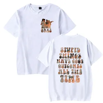 Футболка Outer Banks, модная летняя одежда в стиле харадзюку, футболка в стиле хип-хоп с короткими рукавами, топы с круглым вырезом, крутая футболка, новая