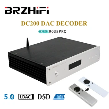 Weiliang Audio DC200 ES9028PRO ES9038PRO DAC Декодер Amanero USB Интерфейс DSD512 CSR8675 Bluetooth 5,0 LDAC Пульт Дистанционного Управления