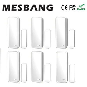 Беспроводной дверной датчик Mesbang, датчики обнаружения окон, дверей 433 МГц для GSM-сигнализации GB09 wifi, бесплатная доставка