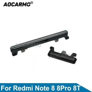 Aocarmo Для Redmi Note 8T 8 Pro 8pro Note8 Кнопки включения/Выключения громкости Боковые Клавиши Запасные Части