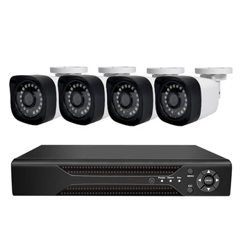 WESECUU XVR system ahd kit dvr 4-канальный комплект камер видеонаблюдения для помещений и на открытом воздухе outdoor security camera kit аналоговая камера