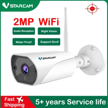 Vstarcam 2MP HD IP-Камера wifi Камера Безопасности 1080P Камера Наружного Наблюдения CCTV Камера Водонепроницаемого Ночного Видения Eye4 APP