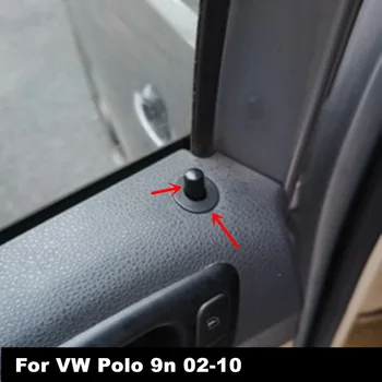 2 шт./лот Замок передних задних дверей и защитная крышка для VW Polo 9n 2002-2010