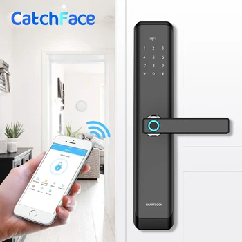 Биометрический Электронный Дверной замок с отпечатками пальцев Kyeless Smart Digital Safe Отпечатки пальцев, код, ключ Сенсорный экран Цифровой замок паролем