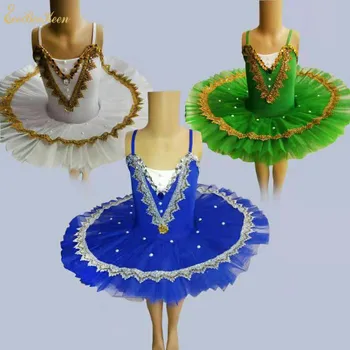 2018 Новое женское балетное платье, танцевальное платье-пачка для девочек, Блинный балет 