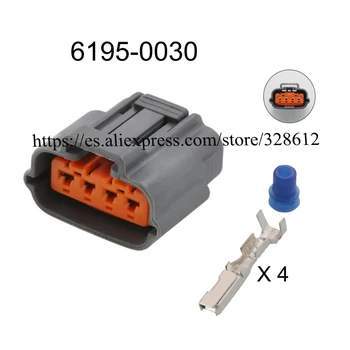 100SET 6195-0030 автомобильный провод женский мужской кабель 4-контактный разъем автомобильная водонепроницаемая розетка Включает в себя уплотнение клемм