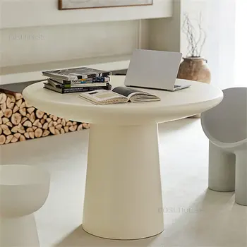 Обеденные столы Nordic FRP, Мебель для столовой, современный дом, маленькая квартира, круглый обеденный стол, столы для переговоров