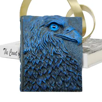 Дневник DND с 3D-тиснением Уникальная книга с тиснением в виде орла, антикварный дневник ручной работы, блокнот в твердом переплете, подарок для мужчин
