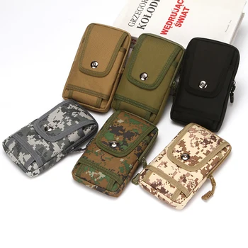 Уличная мужская поясная сумка для задницы, водонепроницаемая тактическая военная спортивная охотничья сумка EDC, нейлоновые дорожные сумки для мобильных телефонов Molle