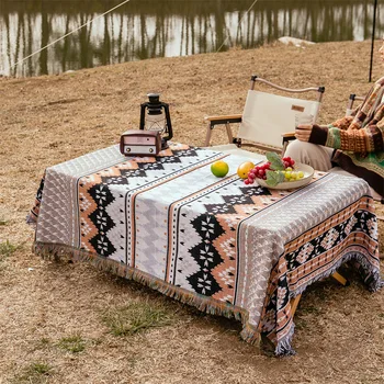Снаряжение для путешествий на открытом воздухе, многоцелевой коврик для пикника в этническом стиле, напольный коврик, Европейское одеяло для кемпинга, пляжные ковры