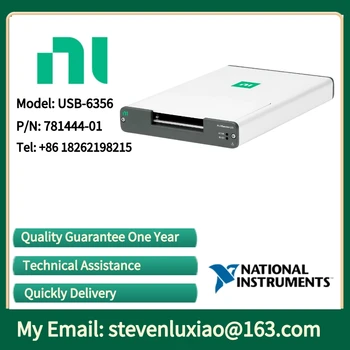 NI USB-6356 781444-01 8- способ AI (16 бит, 1,25 МС/с), 2-способ AO (3,33 МС /с), 24-способ DIO, многофункциональное устройство ввода-вывода USB