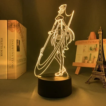 Аниме Охотник X Hunter Kaito 3d Светодиодный Светильник для Декора Комнаты Ночник Настольная Лампа Подарок На День Рождения Прикроватный Светодиодный Ночник Hxh