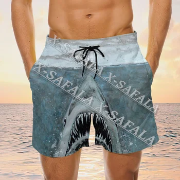 Шорты для плавания с аквалангом Shark Tank, шорты для плавания на морском дне, Летние шорты для пляжного отдыха, мужские плавательные штаны, спортивные полукомбинезоны-4