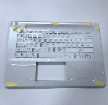 Новая американская белая клавиатура для Sony SVF1421S1E SVF1421TST SVF1421V1C SVF1421V2C SVF1421V1E Подставка для рук без тачпада без подсветки