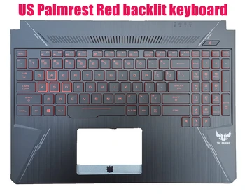 Американская клавиатура с красной подсветкой для подставки для рук Asus FX505G FX505GM FX505GE FX505GD FX505GT