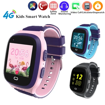 Детские смарт-часы 2023, новые умные часы 4G, GPS, Wi-Fi, Видеозвонок SOS IP67, Водонепроницаемые детские часы, подарок для мальчиков и девочек IOS Android