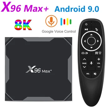 X96 Max Plus Smart TV Box Android 9,0 8K Amlogic S905X3 WiFi 2,4 G/5,8G WiFi 100M BT4.2x96 MAX + приставка Smart box