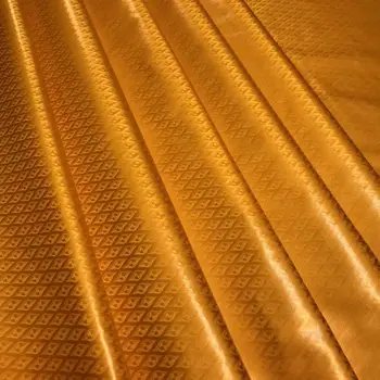 Ткань Bazin riche золотая гвинейская парча кружевная ткань 100% хлопок ткань bazin riche brocade atiku для мужчин 5 ярдов/лот
