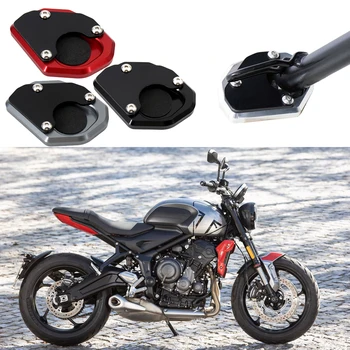 Мотоцикл с ЧПУ Подставка для ног Боковая подставка Удлинитель Опорная пластина Увеличить для Trident 660 Для Trident660 2021