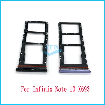 Для Infinix Note 10 Pro X693 X695 Замена держателя лотка для sim-SD-карт