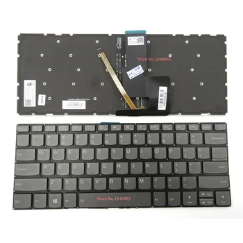 Новая Американская Клавиатура для ноутбука Lenovo IdeaPad 520S-14IKB Черного цвета С подсветкой