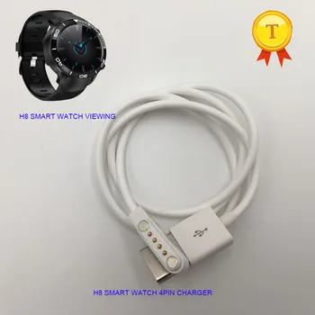 Ip68 водонепроницаемые умные часы H8 Smart Watch 4pin 1 метр 60 см, зарядное устройство, кабель для передачи данных, закаленные очки, защитная пленка для экрана