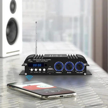 Аудио TPA3118 мощностью 2*60 Вт, Совместимый с Bluetooth Усилитель Мощности, Стереоэквалайзер, Hi-Fi Цифровой Mp3-Декодер, Музыкальный Усилитель, FM-радио, Mp3-Плеер