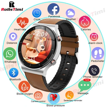 Умные мужские часы Rollstimi Bluetooth Call IP67 Водонепроницаемый модный фитнес-трекер Lady smart wristband для Android IOS